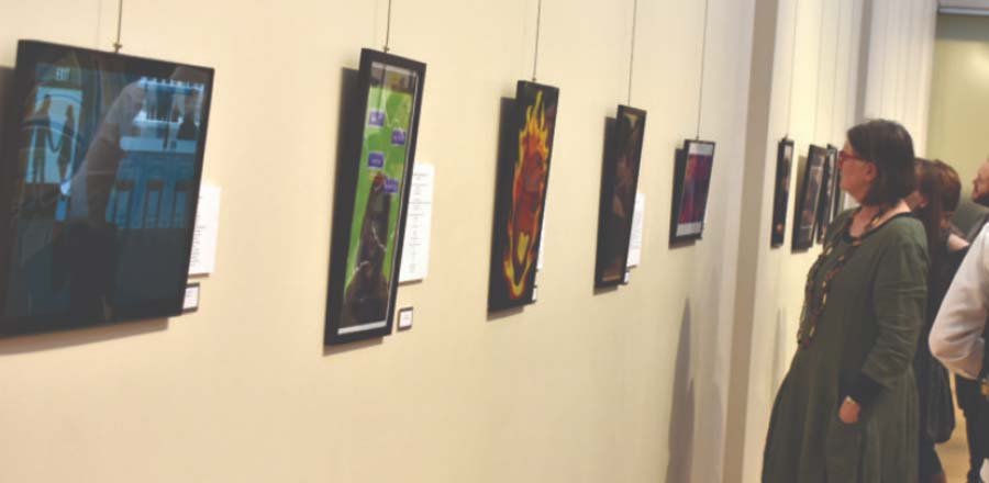 Graphic Poetry Exhibit at UTM Southern Literary Festival